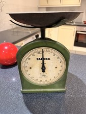 Salter Vintage Brass Weighing