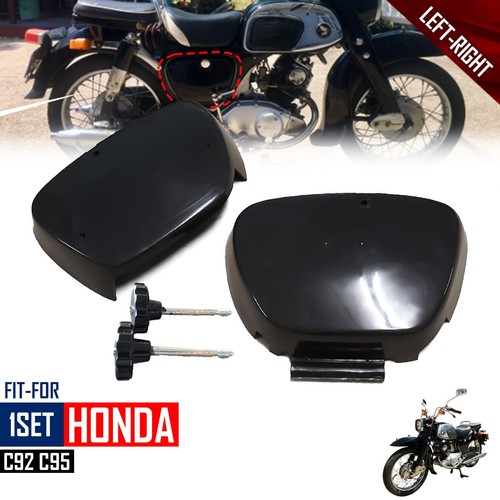 Side cover black pair - cover, for