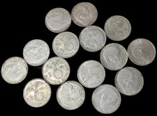 Lot Of 15 German Silver Coins