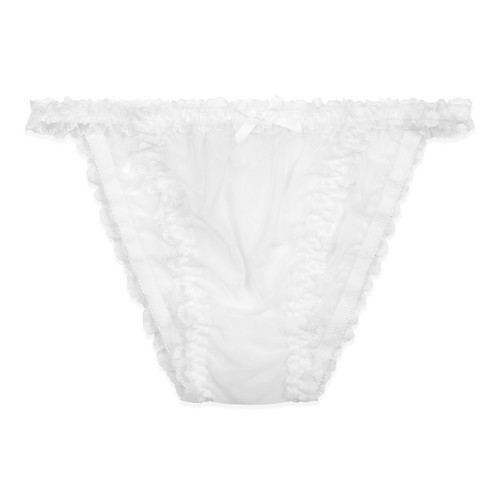 Sheer frilly sissy - frilly,