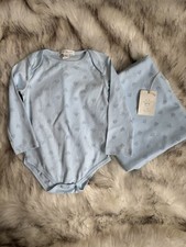 Marie-Chantal, Baby Girl/Boy Cotton Baby Grow & Blanket Age 12 Months