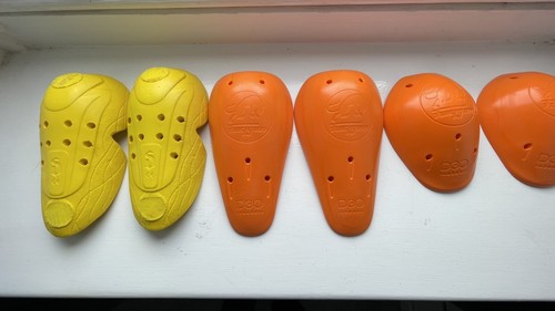 Assorted motorcycle armour