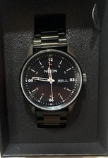 Nixon Men’s Sentry Dark Olive Green Black Watch Stainless Steel