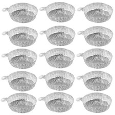  2 Pack Foil Weighing Plate Powder Pan Laboratory Aluminum Boats Small