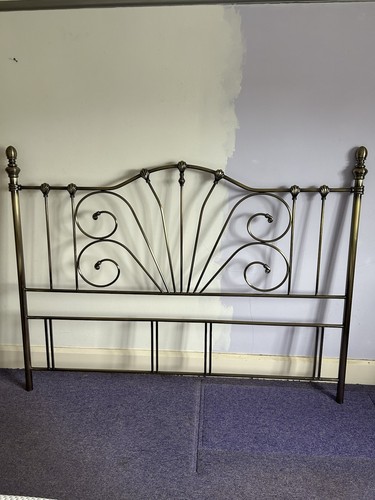 Ornate brushed brass metal - ornate,