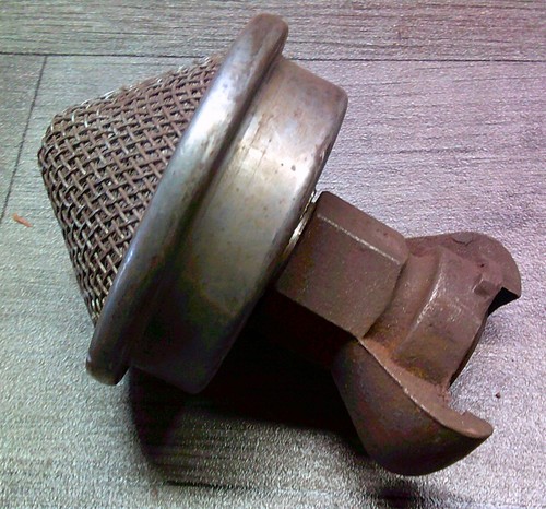 Air compressor outlet silencer - outlet,