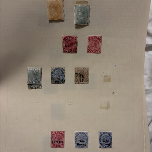 Malta stamp collection - malta,