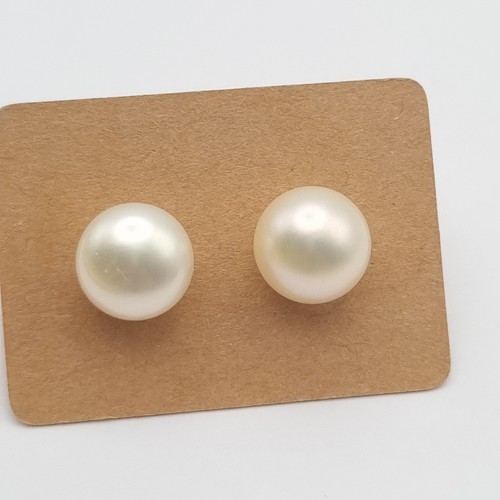Mabe pearl earrings - mabe,
