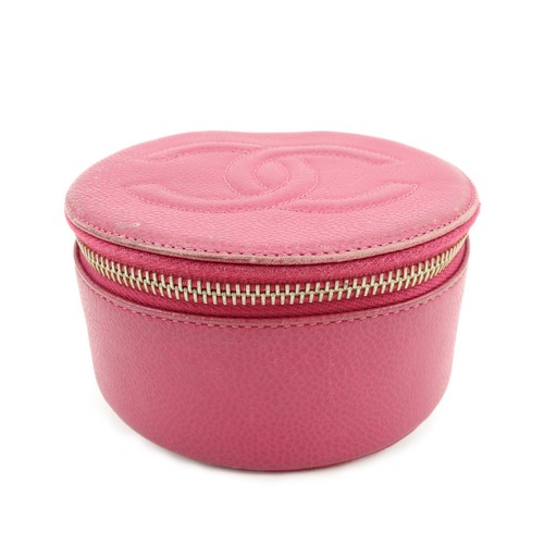 Chanel caviarskin jewelry case - caviarskin,