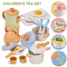 Kids Kitchen Toy Accessories Pretend Cooking Play set Pots Pans Utensils NEW