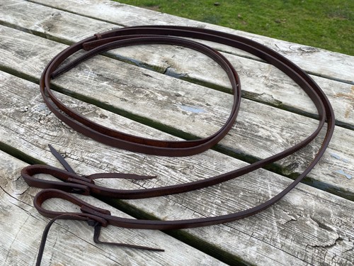 Dark oiled harness leather - dark,