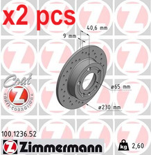 X2 PCS L&R SIDES REAR BRAKE