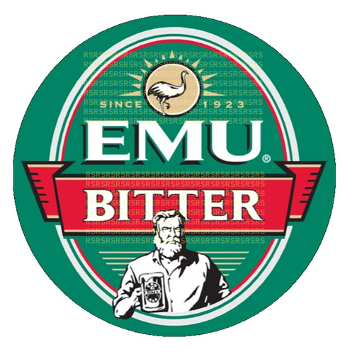 Emu bitter sticker - sticker, 80mm