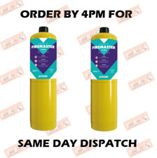 2 X MAPP PRO PLUS GAS DISPOSABLE BOTTLE PLUMBERS BURNER CYLINDER 400G MARK VITOW