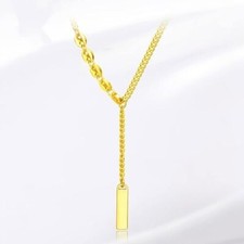 The Pig Nose Amulet 18K Gold plated 925 Silver Necklace