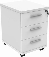 3 Drawer Lockable Under Desk Office Storage Pedestal Cabinet for Home Office