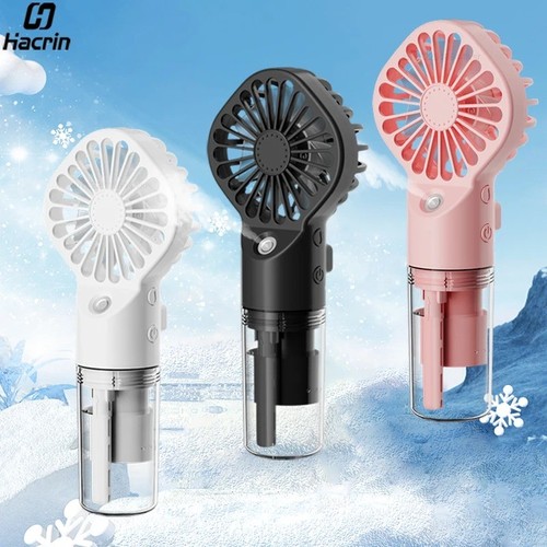 Handheld mist fan with - mist, water