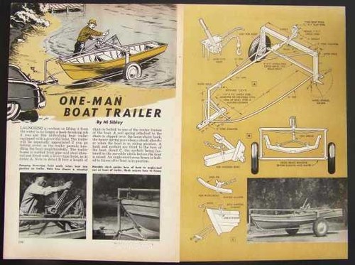 Small boat trailer underslung - boat,
