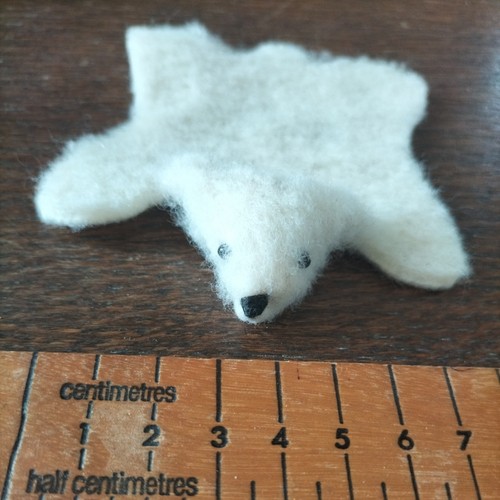 Vintage dolls house - dolls, bear