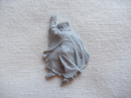 Caped human elf - caped, casualty