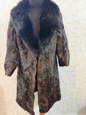 Vintage Real Fur Long Coat