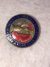 Vintage/Antique Wincanton Friendly Society Slate & Loan Club Badge Enamel 1930-9