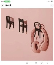 Ikea fjantig black chair - 3x,