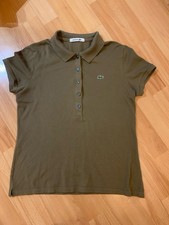 LACOSTE KHAKI LADIES POLO SIZE