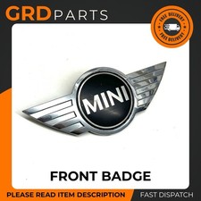 Genuine MINI BMW R50 Cooper & One 2001-2006 Bonnet FRONT Badge Emblem Logo USED