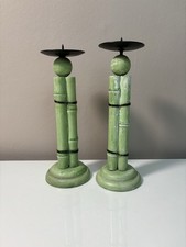 Painted wooden faux bamboo