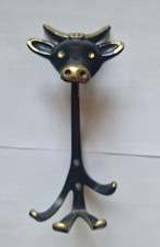 Vintage Walter Bosse Herta Baller Animal Hooks Cow 1950s Made In Austria 19cm
