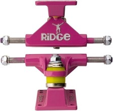 Ridge Cruiser Skateboard Longboard 3.25" Pair Aluminium Alloy Trucks, PINK