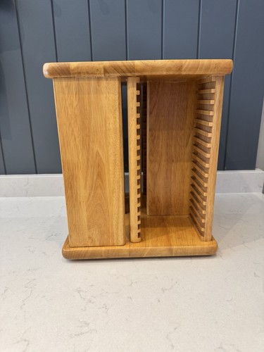 Vintage wooden rotating - rotating, cd