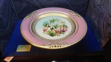 Worcester Graingers Dessert Comport Fuchsia Botanical Pink c.1825 (136)
