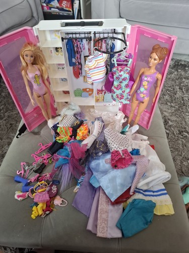 Barbie wardrobe with - with, clothes