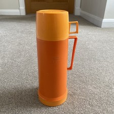 Vintage Thermos Flask Orange