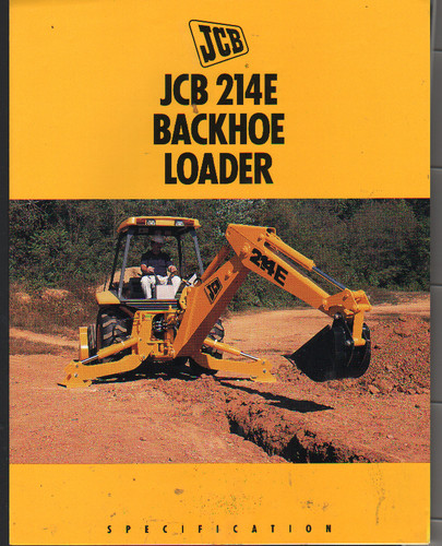 Jcb 214e backhoe loader - backhoe,