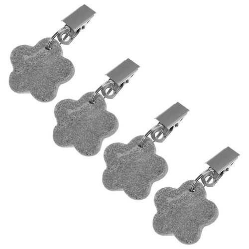 4pcs stable stone and - stone, iron