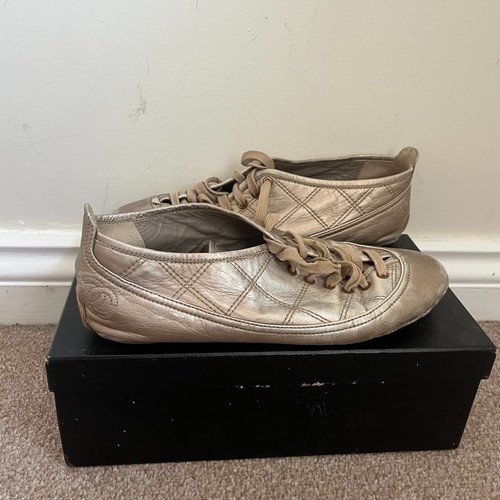 Chanel metallic gold quilted - chanel,