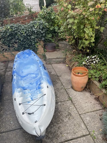 Sit top kayak - a, on