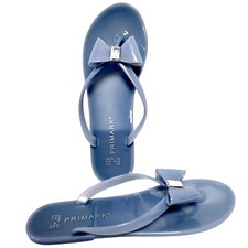 Primark Blue Jelly Flip Flops