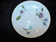 Collectable gilded rim saucer - collectable,