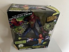 NEW BOXED MOTORIZED WEB BLASTER SHOOTER AMAZING SPIDERMAN GLOW IN THE DARK TOY