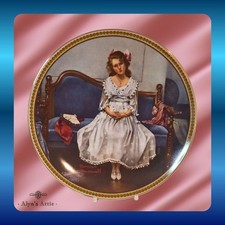 Vintage Norman Rockwell Collectors Plate - Waiting at the Dance - 1993 - 21.5cm