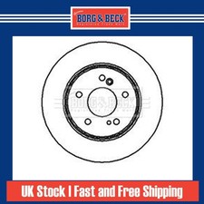 2x Brake Discs Solid For
