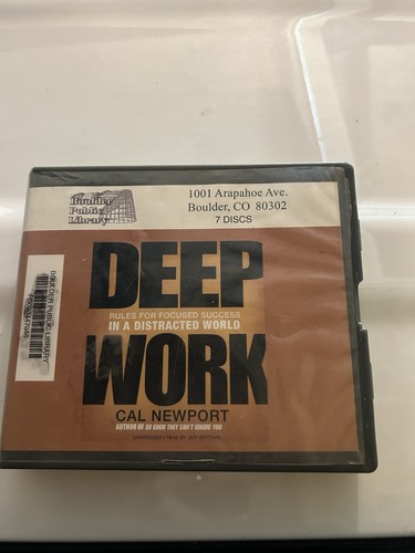 Deep work rules for focussed - deep,