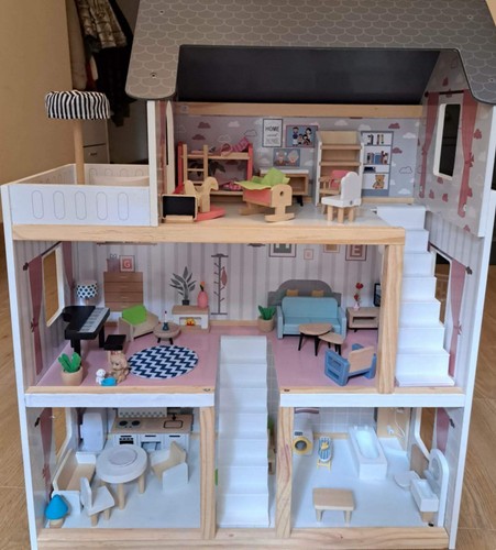 Large dolls house many - house,