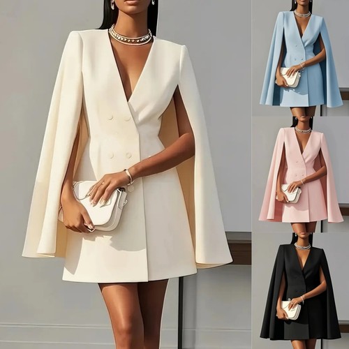 Women elegant cape - women's, dress