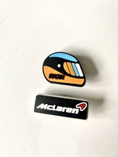Lando Norris F1 McLaren Shoe Charm Croc Charm Jibbitz Widgets 2 Charms