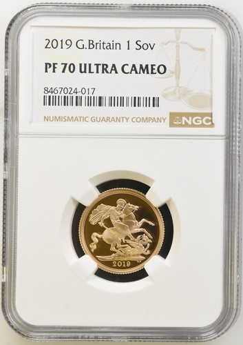 2019 gold proof - gold, sovereign